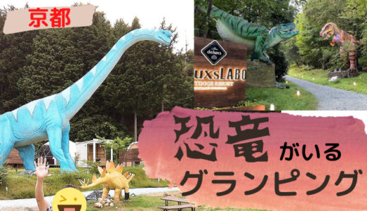 【京都】恐竜に会えるグランピング施設！？